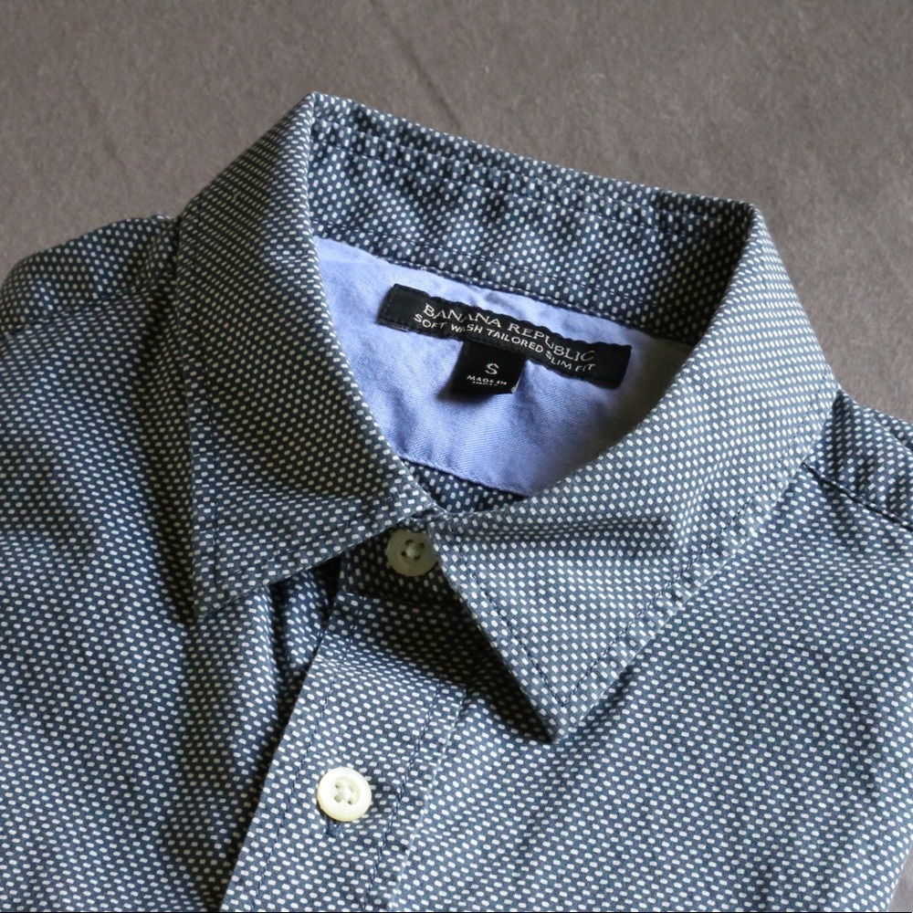Banana Republic, patterned dress shirt, NWOT
